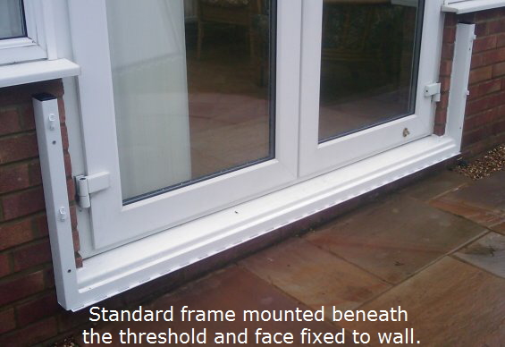 floodfix patio door white 50