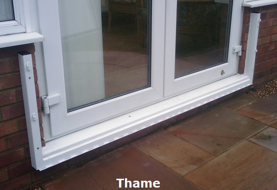 floodfix patio door white 5002